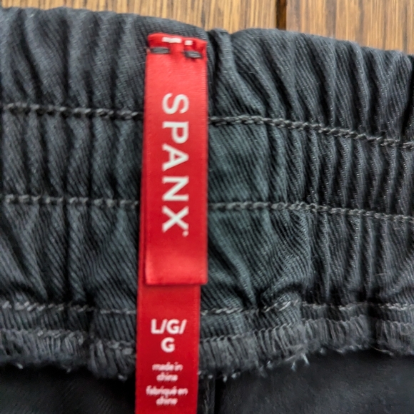 🆕 NWT Spanx black twill pants chino joggers - Picture 9 of 12